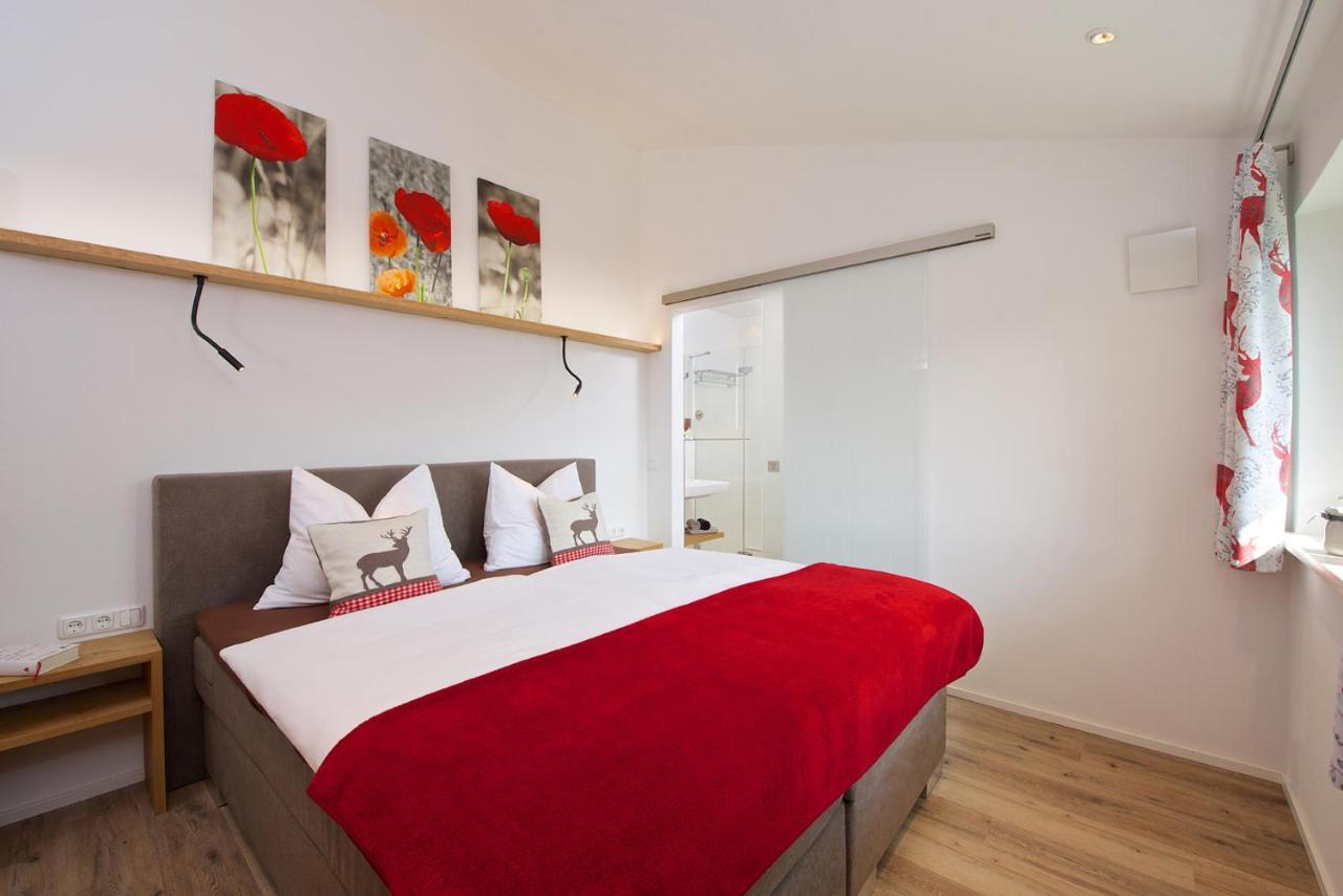 5 Sterne Ferienwohnung Hochgratblick Mit Schwimmbad Und Sauna Oberstaufen Esterno foto
